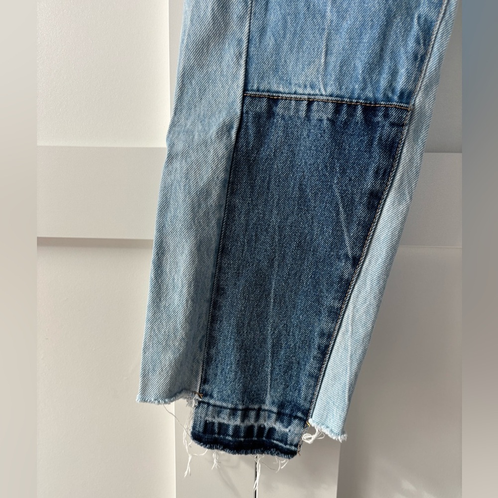 Patchwork Denim Jeans - image 5